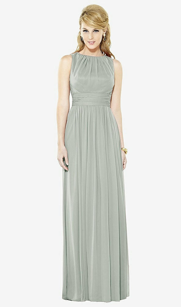 Front View - Willow Green After Six Bridesmaid Dress 6709