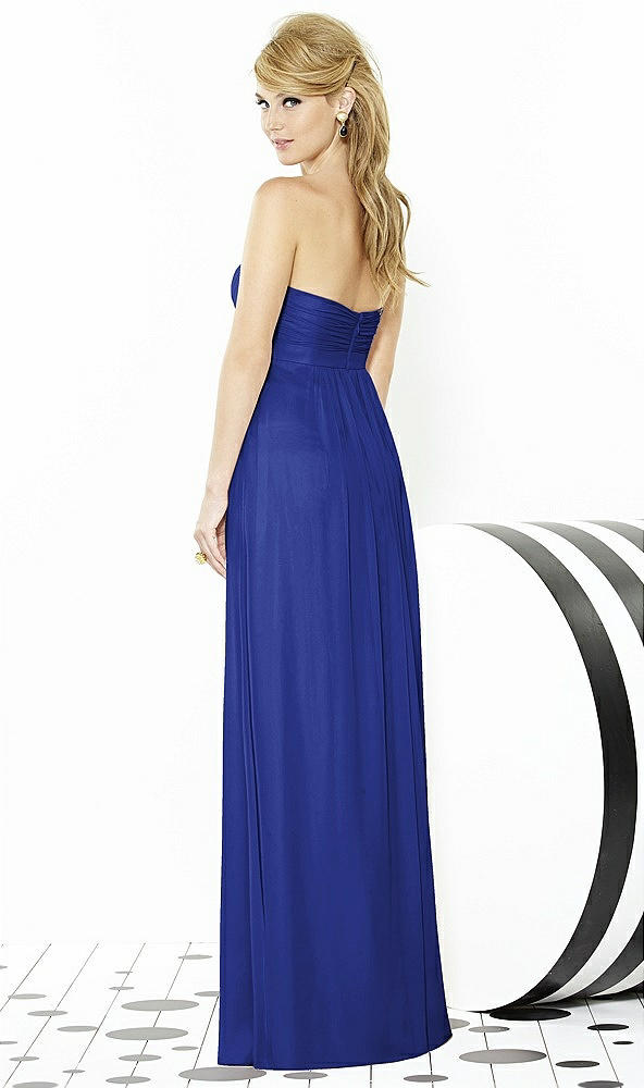 Back View - Cobalt Blue After Six Bridesmaids Style 6710