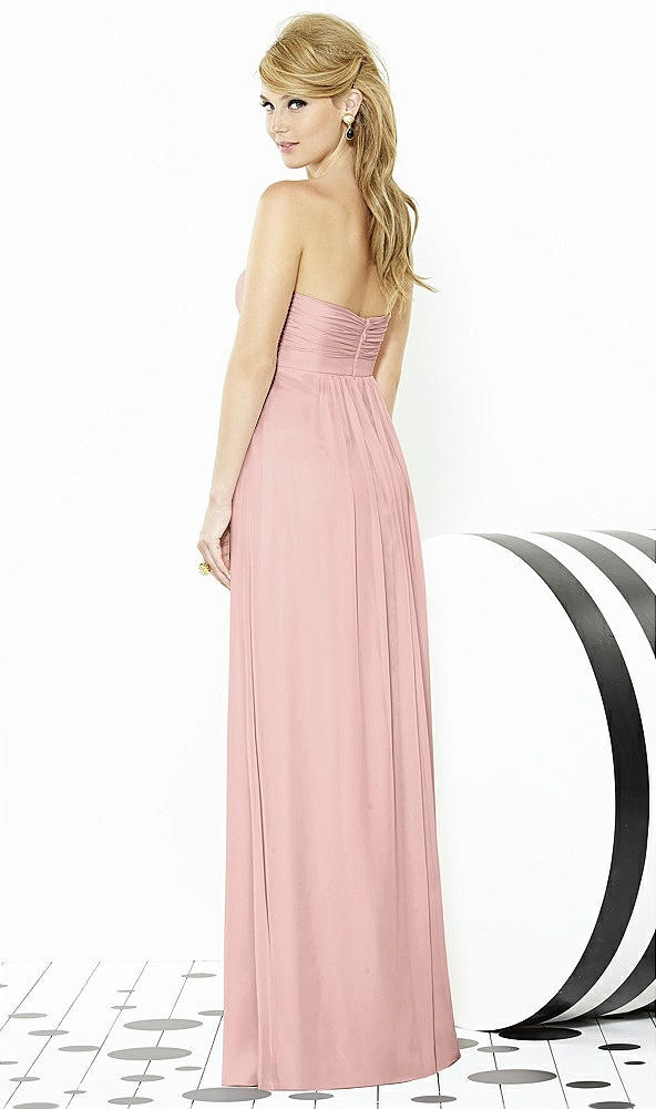 Back View - Rose - PANTONE Rose Quartz After Six Bridesmaids Style 6710