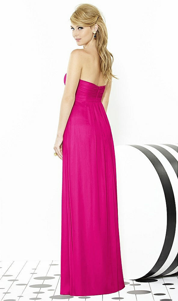 Back View - Think Pink After Six Bridesmaids Style 6710