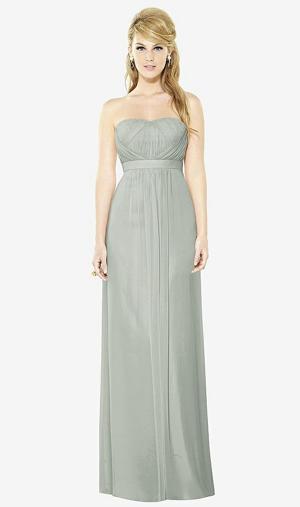 Front View - Willow Green After Six Bridesmaids Style 6710