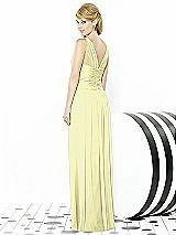 Rear View Thumbnail - Butter Yellow After Six Bridesmaid Dress 6711