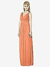 Front View Thumbnail - Sweet Melon After Six Bridesmaid Dress 6711