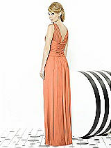 Rear View Thumbnail - Sweet Melon After Six Bridesmaid Dress 6711