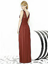 Rear View Thumbnail - Auburn Moon After Six Bridesmaid Dress 6711