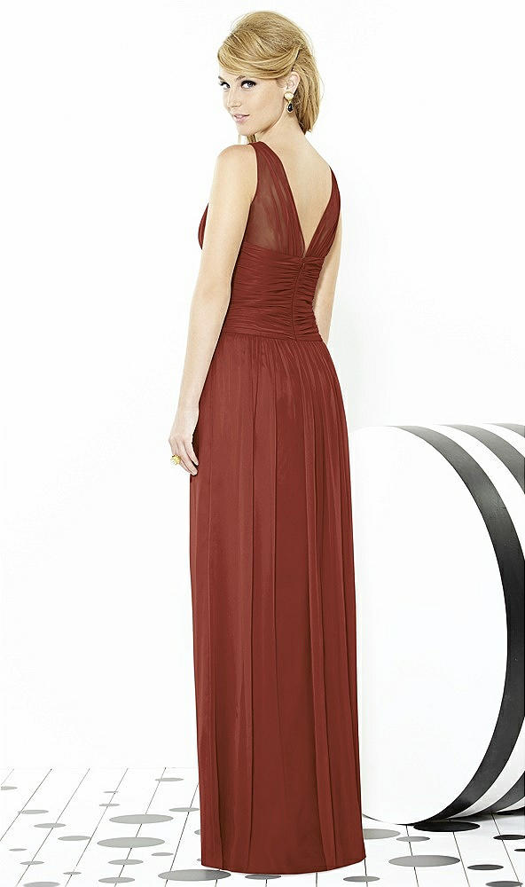 Back View - Auburn Moon After Six Bridesmaid Dress 6711