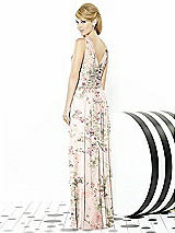 Rear View Thumbnail - Blush Garden After Six Bridesmaid Dress 6711