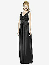 Front View Thumbnail - Black After Six Bridesmaid Dress 6711