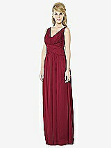 Front View Thumbnail - Burgundy After Six Bridesmaid Dress 6711