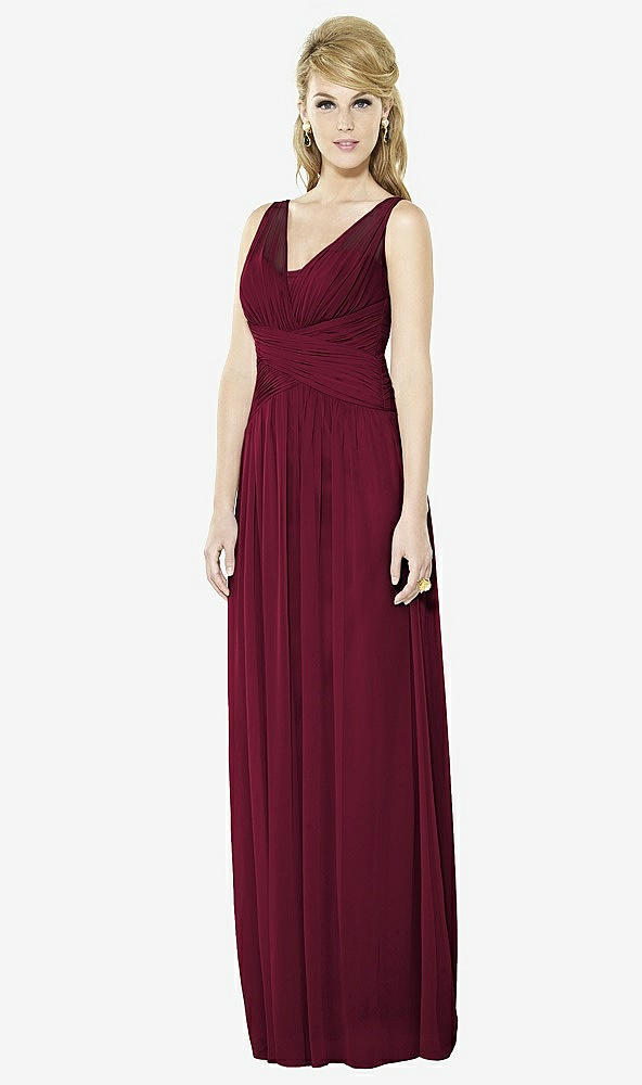 Front View - Cabernet After Six Bridesmaid Dress 6711