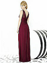 Rear View Thumbnail - Cabernet After Six Bridesmaid Dress 6711