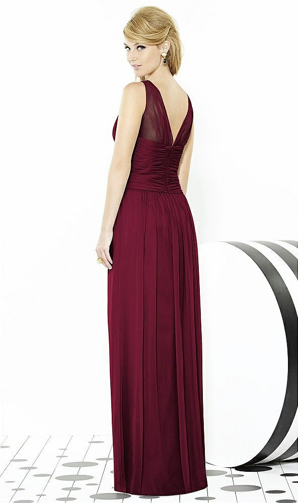 Back View - Cabernet After Six Bridesmaid Dress 6711