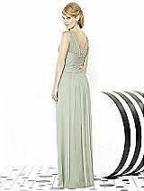 Rear View Thumbnail - Celadon After Six Bridesmaid Dress 6711