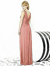 Rear View Thumbnail - Desert Rose After Six Bridesmaid Dress 6711