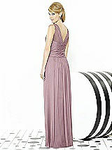 Rear View Thumbnail - Dusty Rose After Six Bridesmaid Dress 6711