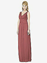 Front View Thumbnail - English Rose After Six Bridesmaid Dress 6711