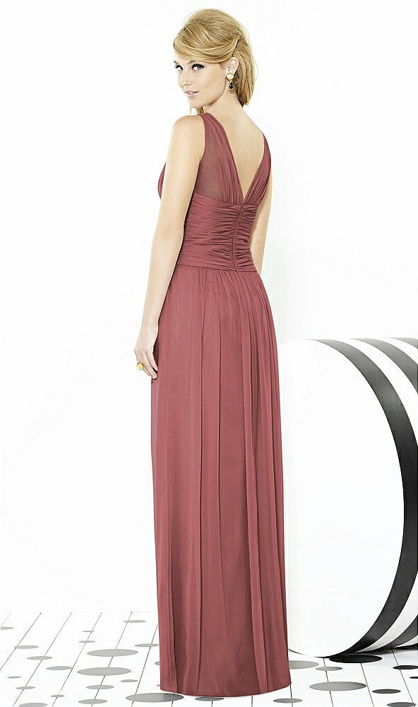 Back View - English Rose After Six Bridesmaid Dress 6711