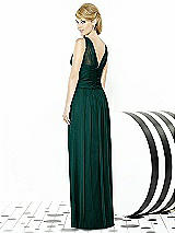 Rear View Thumbnail - Evergreen After Six Bridesmaid Dress 6711