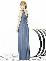 Rear View Thumbnail - Larkspur Blue After Six Bridesmaid Dress 6711