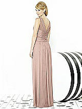 Rear View Thumbnail - Neu Nude After Six Bridesmaid Dress 6711