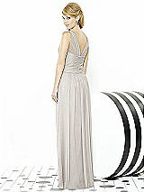 Rear View Thumbnail - Oyster After Six Bridesmaid Dress 6711