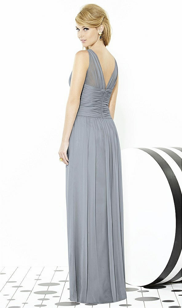 Back View - Platinum After Six Bridesmaid Dress 6711