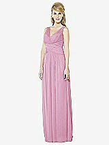 Front View Thumbnail - Powder Pink After Six Bridesmaid Dress 6711