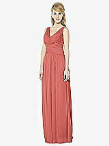 Front View Thumbnail - Coral Pink After Six Bridesmaid Dress 6711