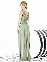 Rear View Thumbnail - Sage After Six Bridesmaid Dress 6711