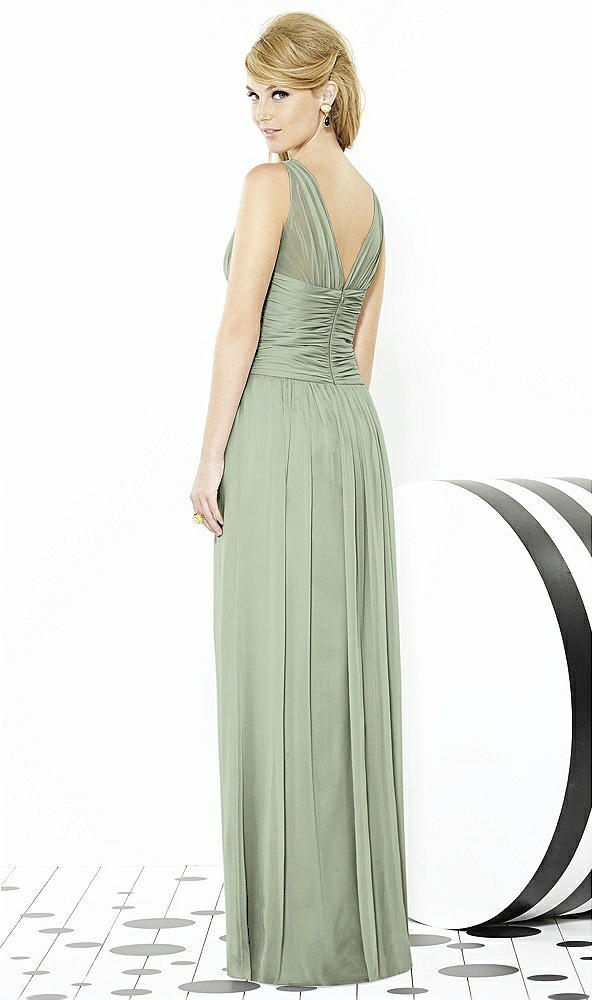 Back View - Sage After Six Bridesmaid Dress 6711