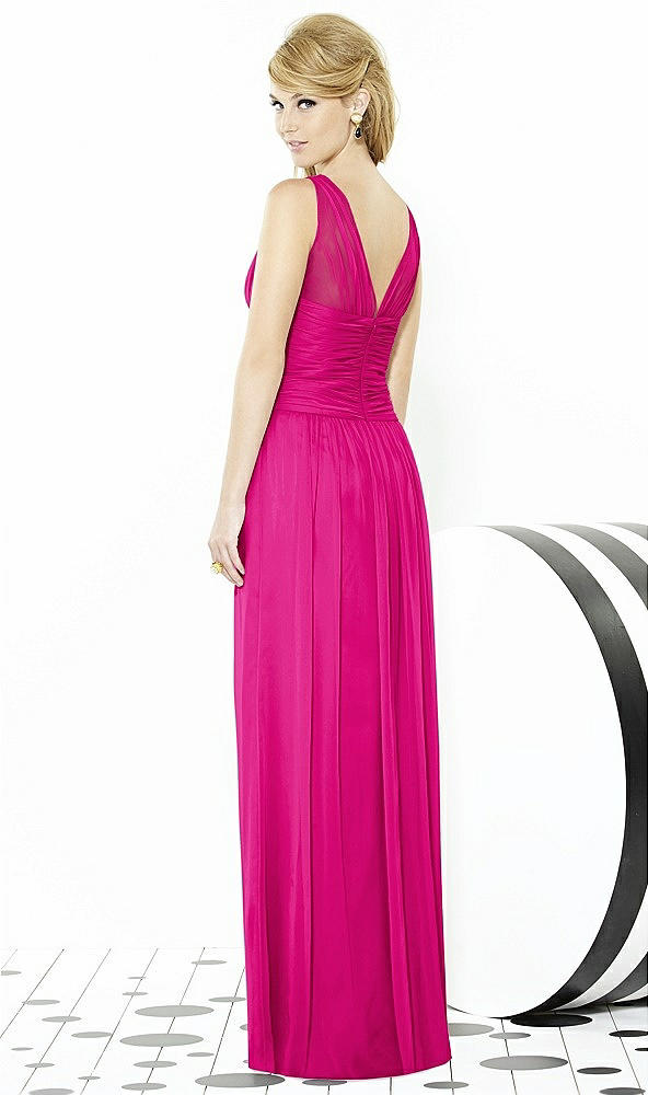 Back View - Think Pink After Six Bridesmaid Dress 6711