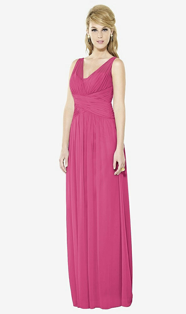 Front View - Tea Rose After Six Bridesmaid Dress 6711