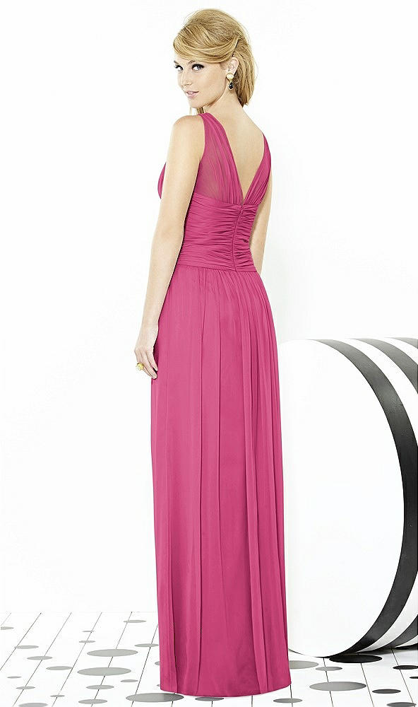 Back View - Tea Rose After Six Bridesmaid Dress 6711