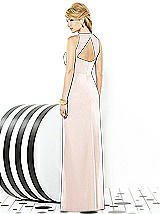 Rear View Thumbnail - Blush After Six Bridesmaid Dress 6716