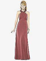 Front View Thumbnail - English Rose After Six Bridesmaid Dress 6716