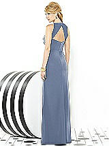 Rear View Thumbnail - Larkspur Blue After Six Bridesmaid Dress 6716