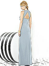 Rear View Thumbnail - Mist After Six Bridesmaid Dress 6716