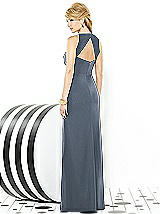 Rear View Thumbnail - Silverstone After Six Bridesmaid Dress 6716