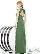 Rear View Thumbnail - Vineyard Green After Six Bridesmaid Dress 6716