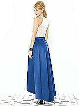 Rear View Thumbnail - Lapis & Ivory After Six Bridesmaid Dress 6718