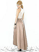 Rear View Thumbnail - Topaz & Ivory After Six Bridesmaid Dress 6718