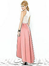 Rear View Thumbnail - Apricot & Ivory After Six Bridesmaid Dress 6718