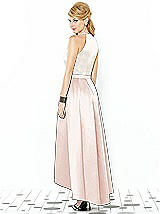 Rear View Thumbnail - Blush & Ivory After Six Bridesmaid Dress 6718