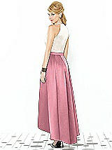 Rear View Thumbnail - Carnation & Ivory After Six Bridesmaid Dress 6718