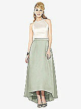 Front View Thumbnail - Celadon & Ivory After Six Bridesmaid Dress 6718