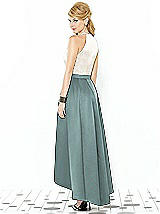 Rear View Thumbnail - Icelandic & Ivory After Six Bridesmaid Dress 6718