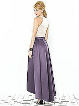 Rear View Thumbnail - Lavender & Ivory After Six Bridesmaid Dress 6718