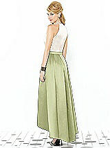 Rear View Thumbnail - Mint & Ivory After Six Bridesmaid Dress 6718