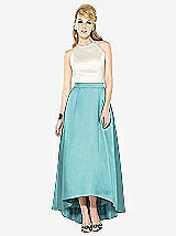 Front View Thumbnail - Spa & Ivory After Six Bridesmaid Dress 6718