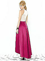 Rear View Thumbnail - Tutti Frutti & Ivory After Six Bridesmaid Dress 6718